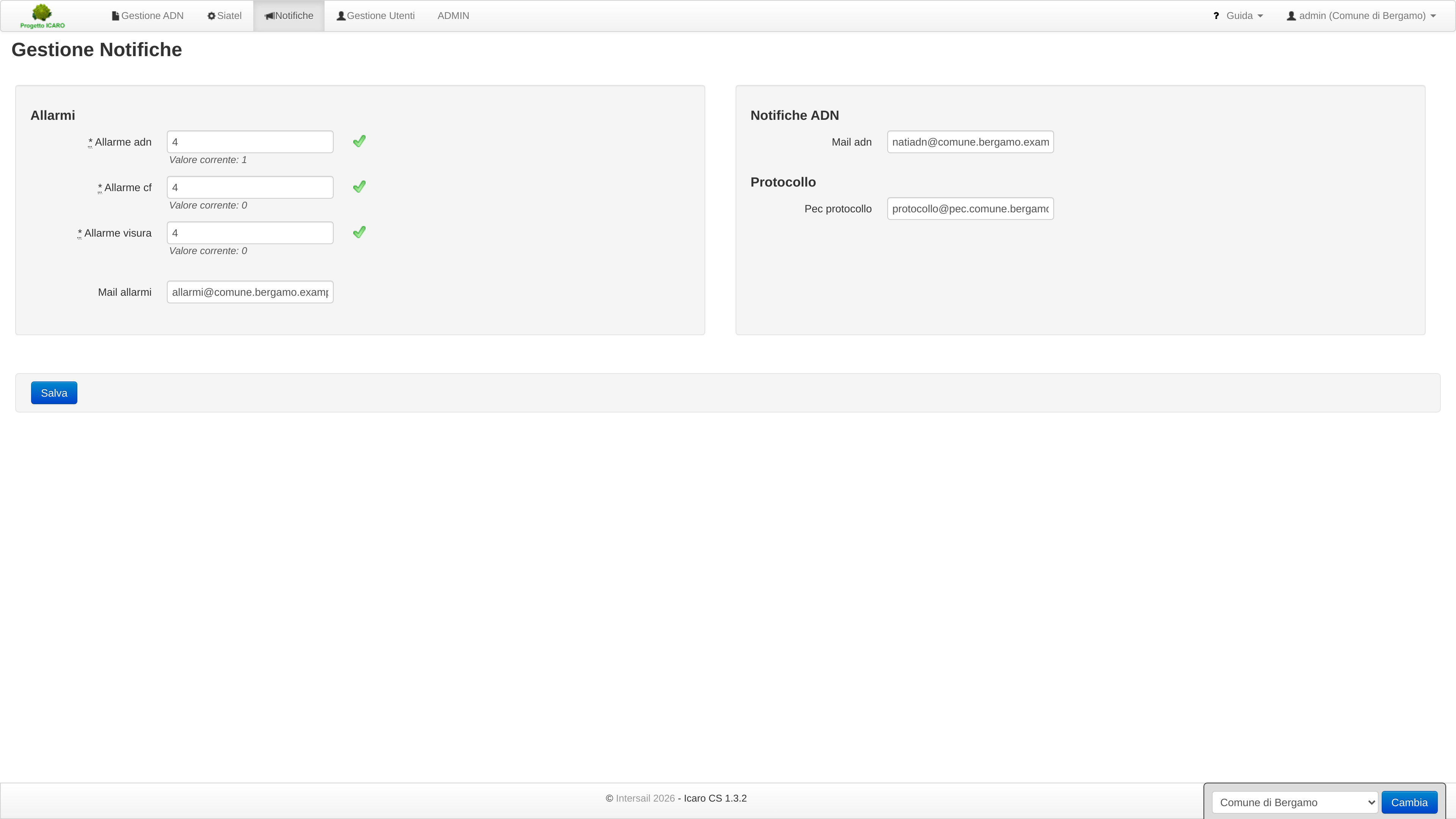 La gestione delle notifiche e degli allarmi